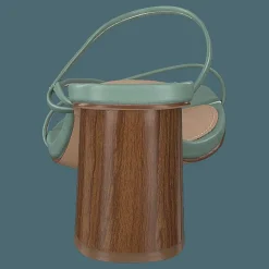 NA-KD Fine Strappy Block Heel Pastel Green