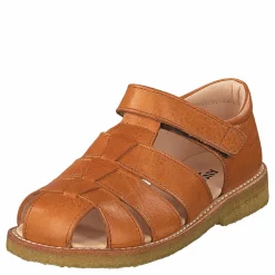 Barn Angulus Fisherman Sandal With Velcro Cognac