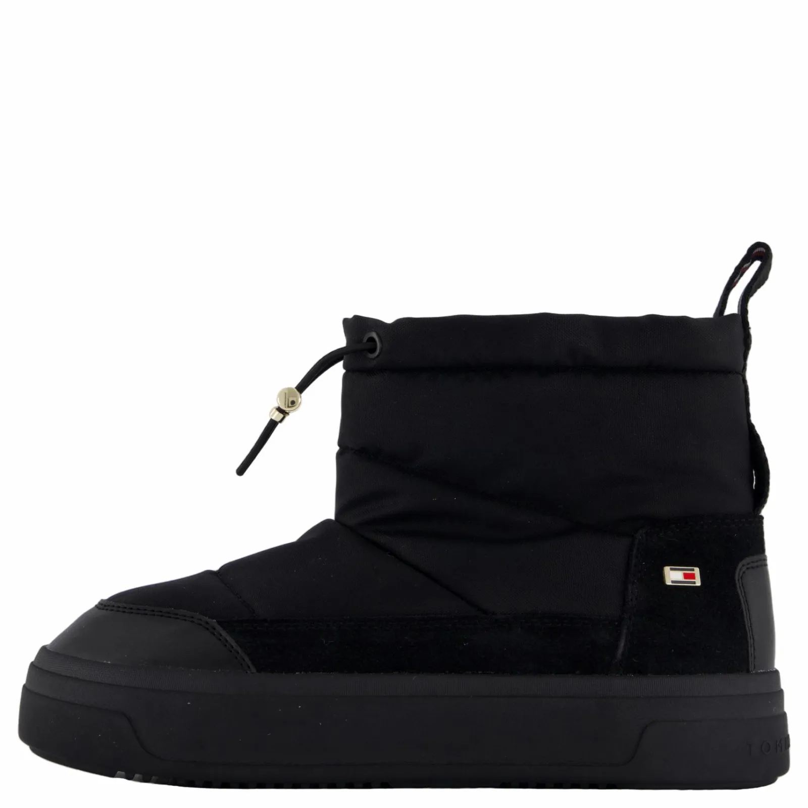 Tommy Hilfiger Flag Nylon Mini Snowboot Black