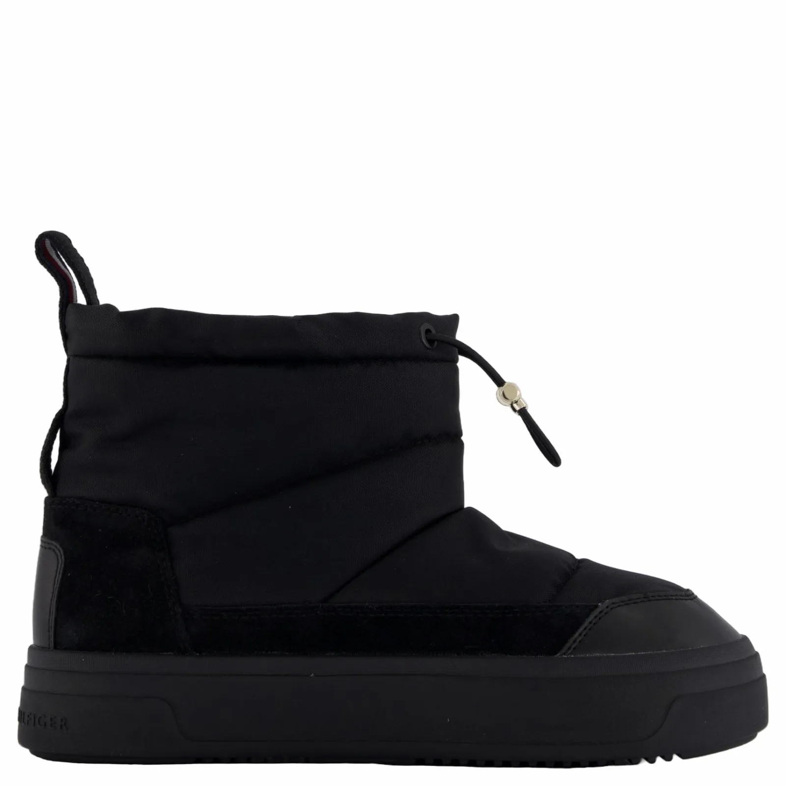 Tommy Hilfiger Flag Nylon Mini Snowboot Black
