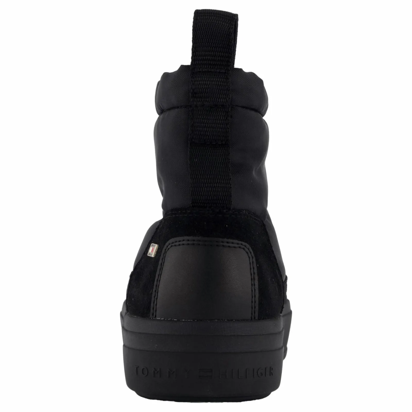 Tommy Hilfiger Flag Nylon Mini Snowboot Black