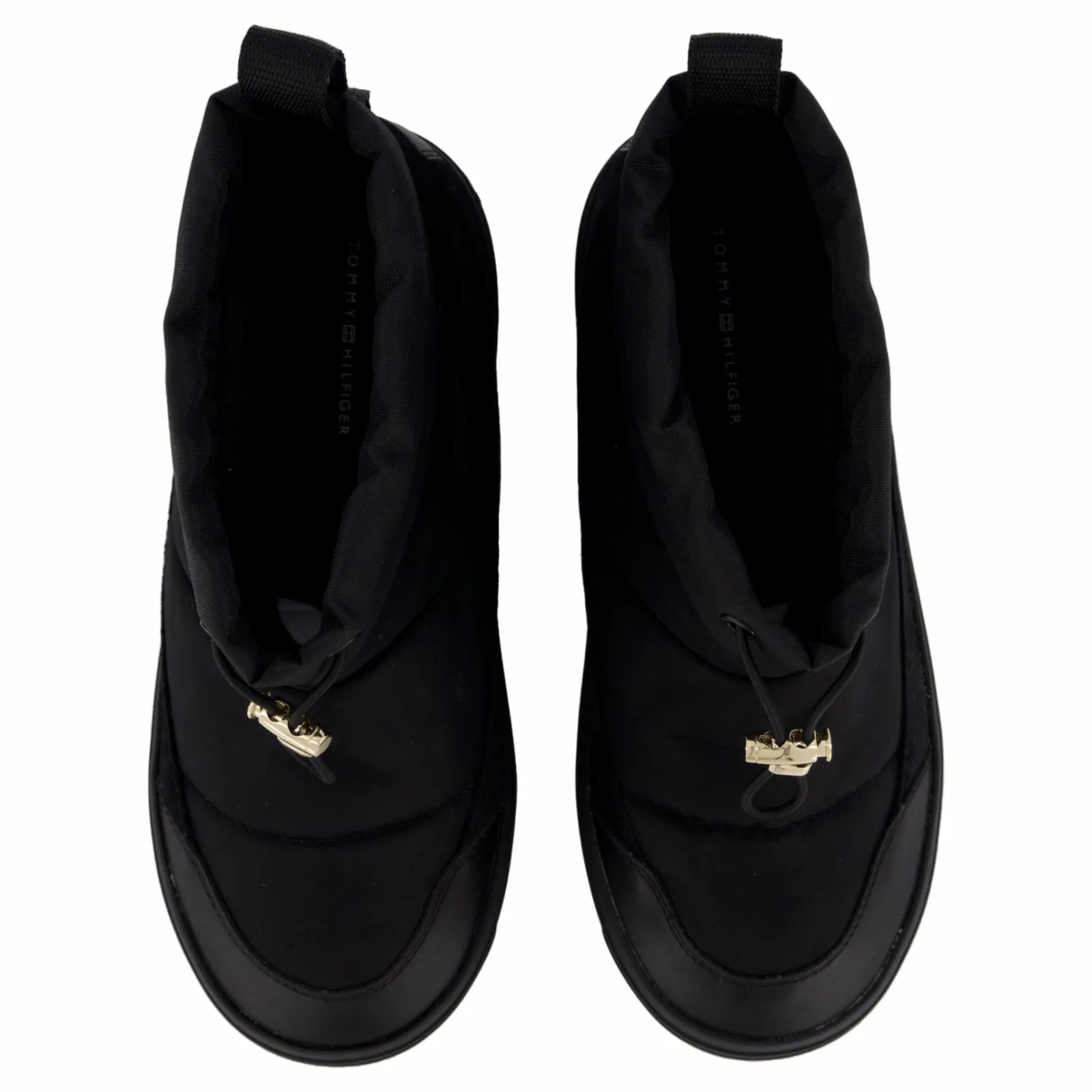 Tommy Hilfiger Flag Nylon Mini Snowboot Black