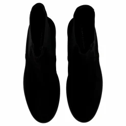 Tommy Hilfiger Flag Suede Low Chelsea Black