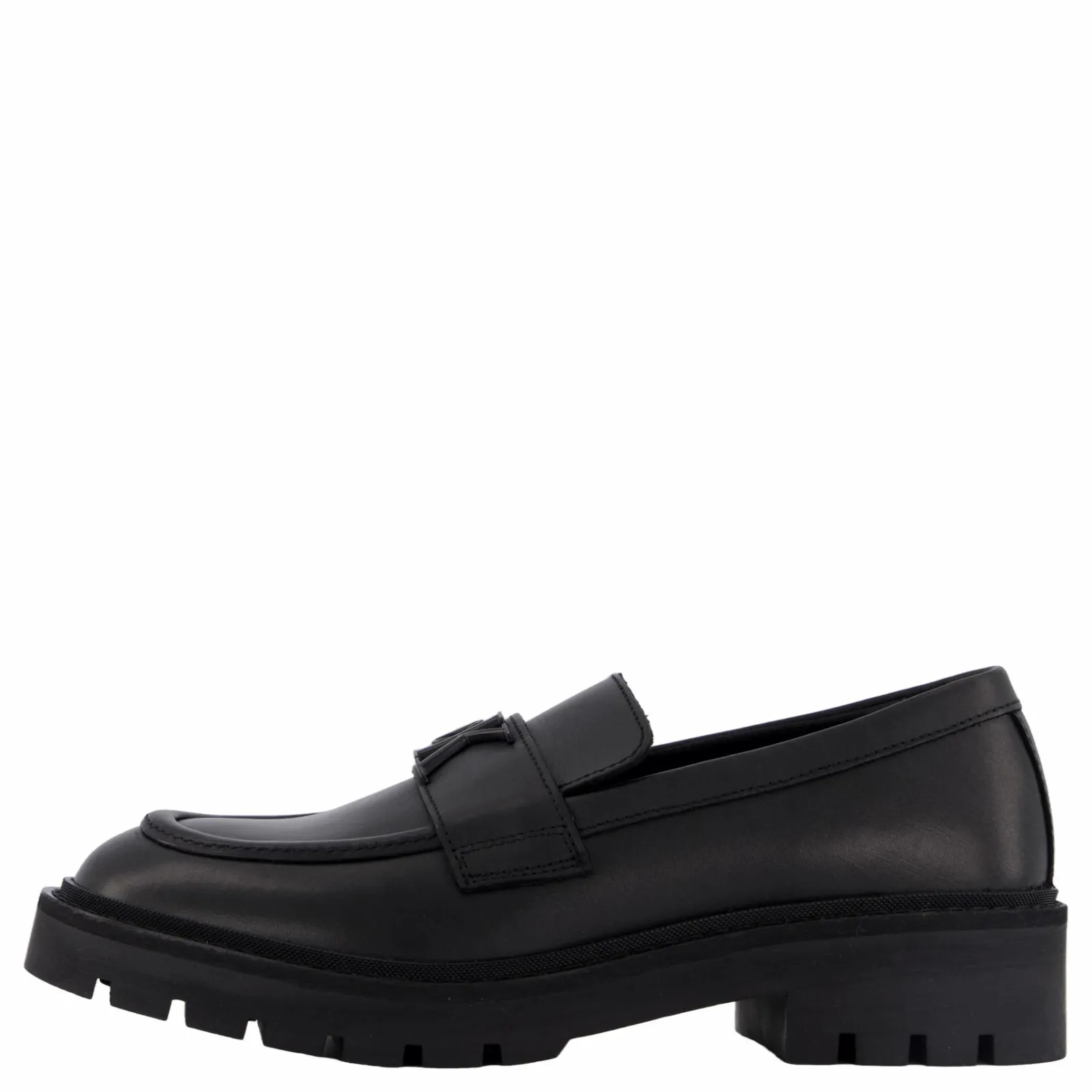 Calvin Klein Flatform Loafer Hw Mg Lth Triple Black