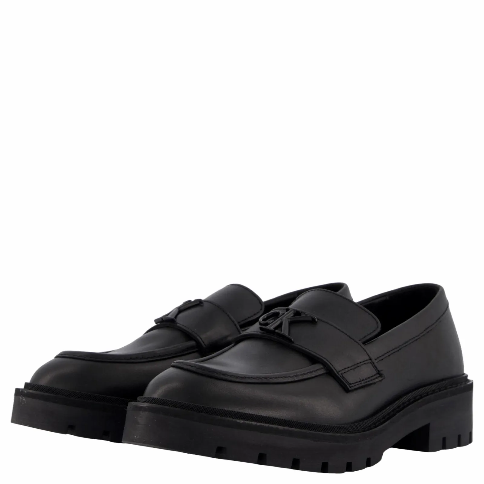 Calvin Klein Flatform Loafer Hw Mg Lth Triple Black