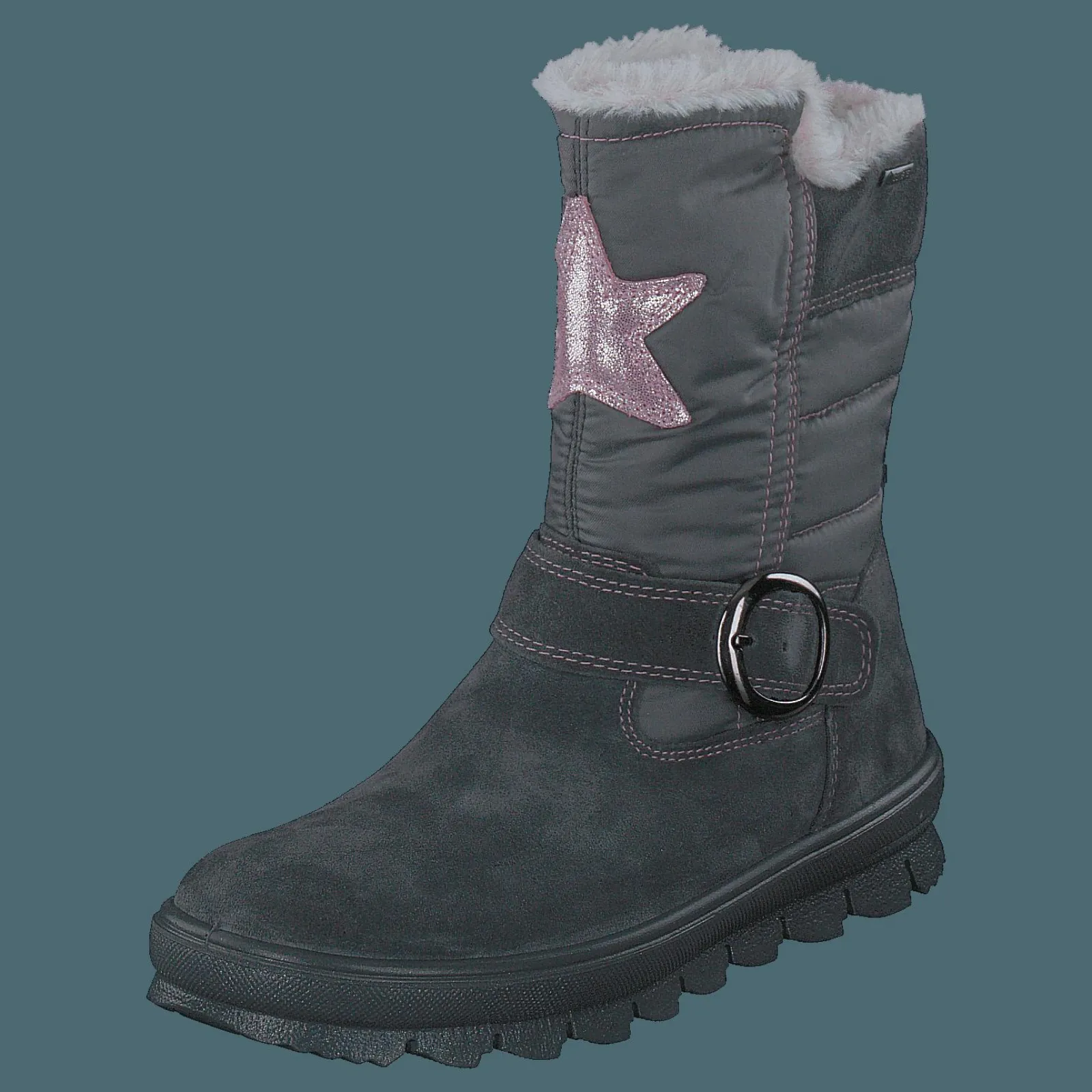 Barn Superfit Flavia Gore-tex Grey/pink