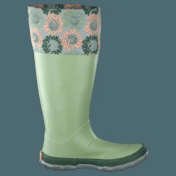 Muckboot Forager Tall Green/flower
