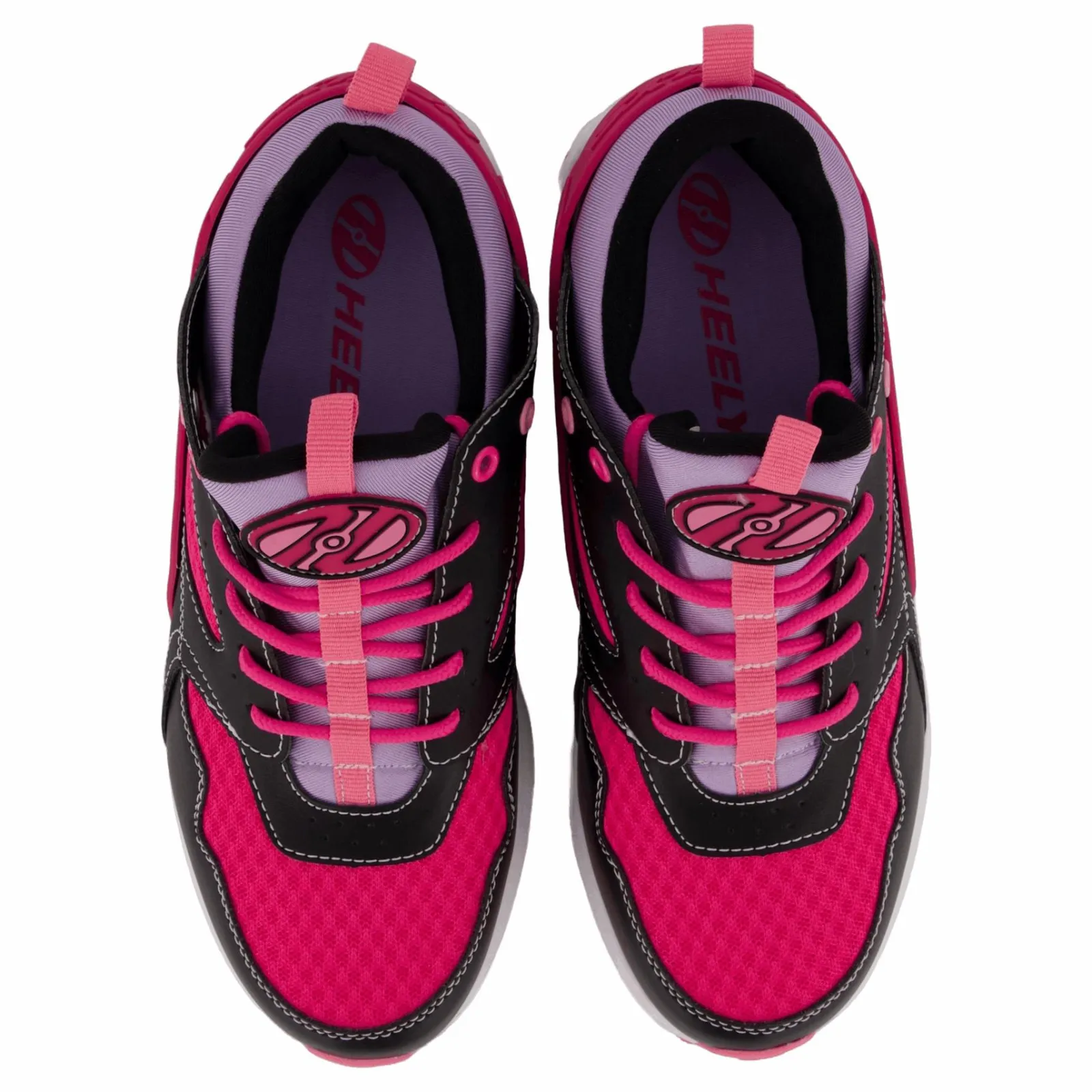 Barn Heelys Force Black/pink/purple