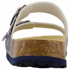 Barn Superfit Fussbettpantoffel Blau/mehrfarbig