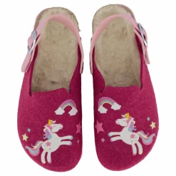 Barn Superfit Fussbettpantoffel Pink