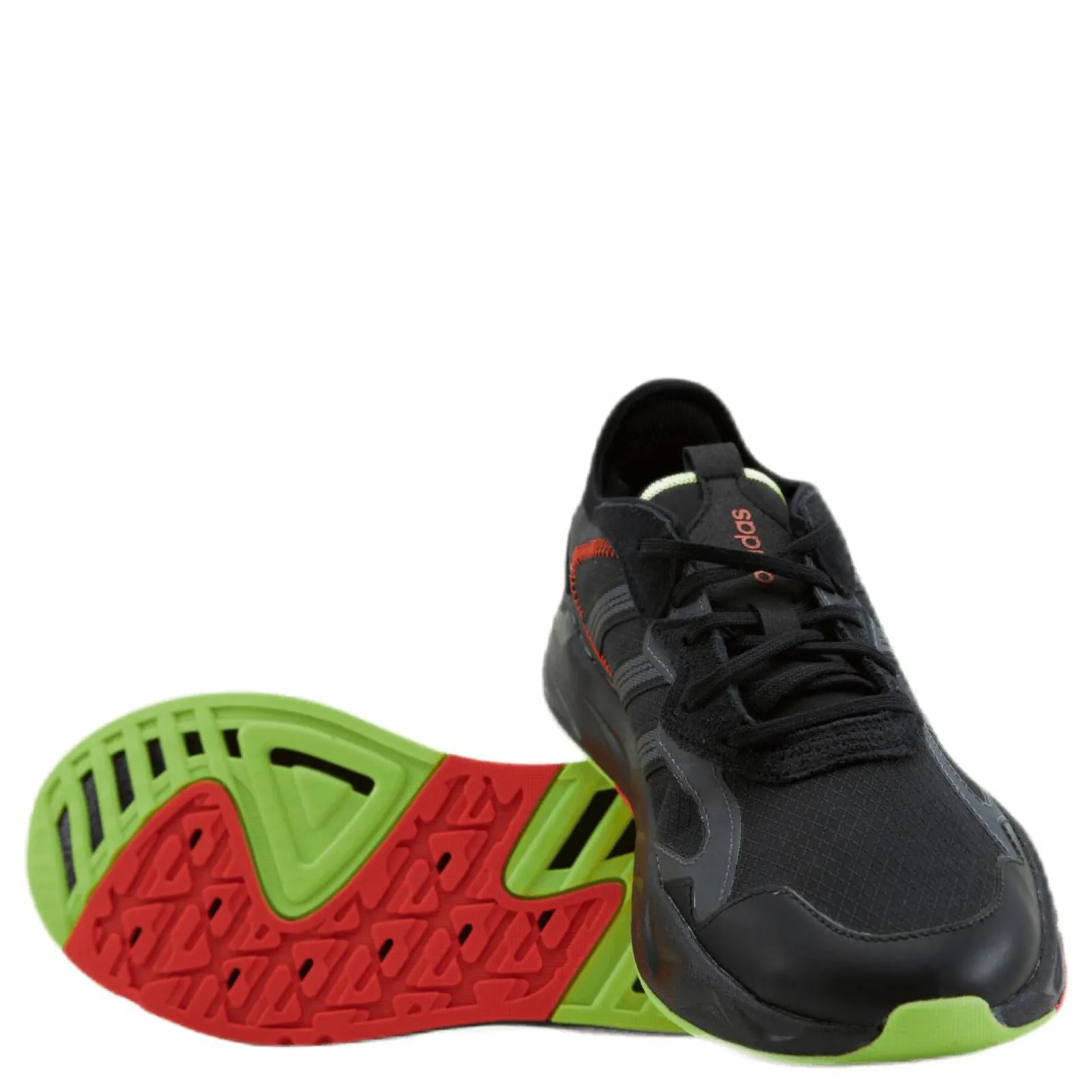 adidas Futureflow Shoes Core Black / Grey Five / Signal Green
