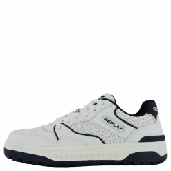 Replay Gemini Punch Sneaker Off Wht/black