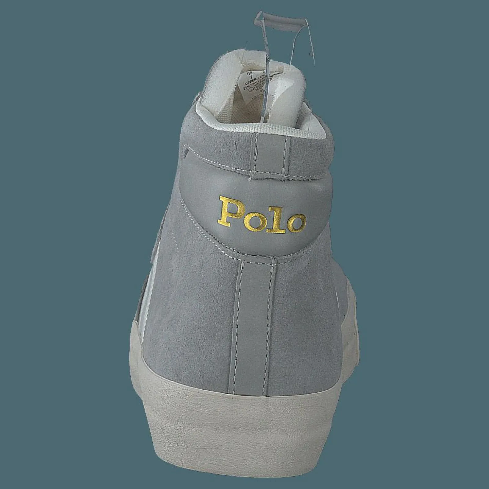 Polo Ralph Lauren Gervin Mid Suede Sneaker Soft Grey