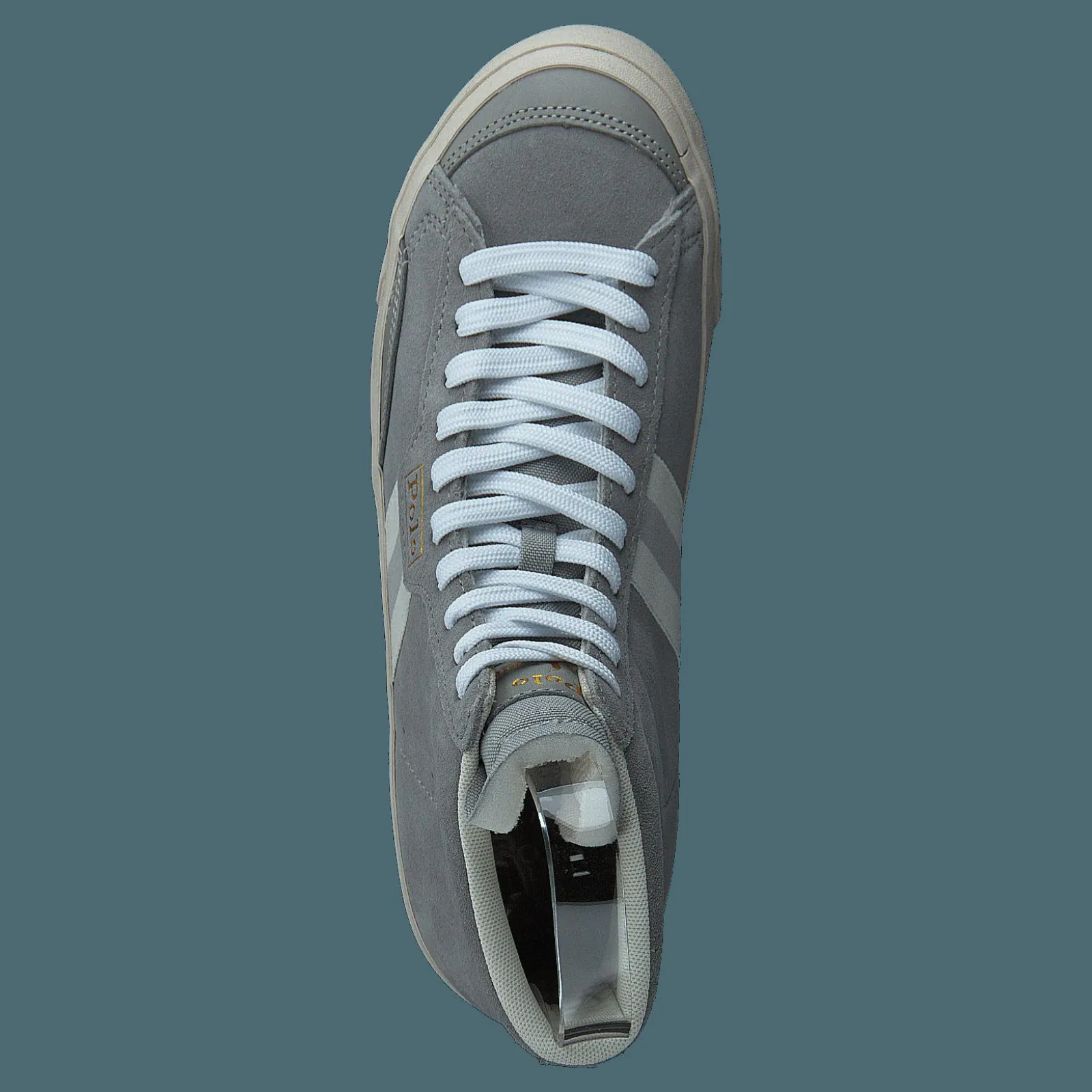 Polo Ralph Lauren Gervin Mid Suede Sneaker Soft Grey