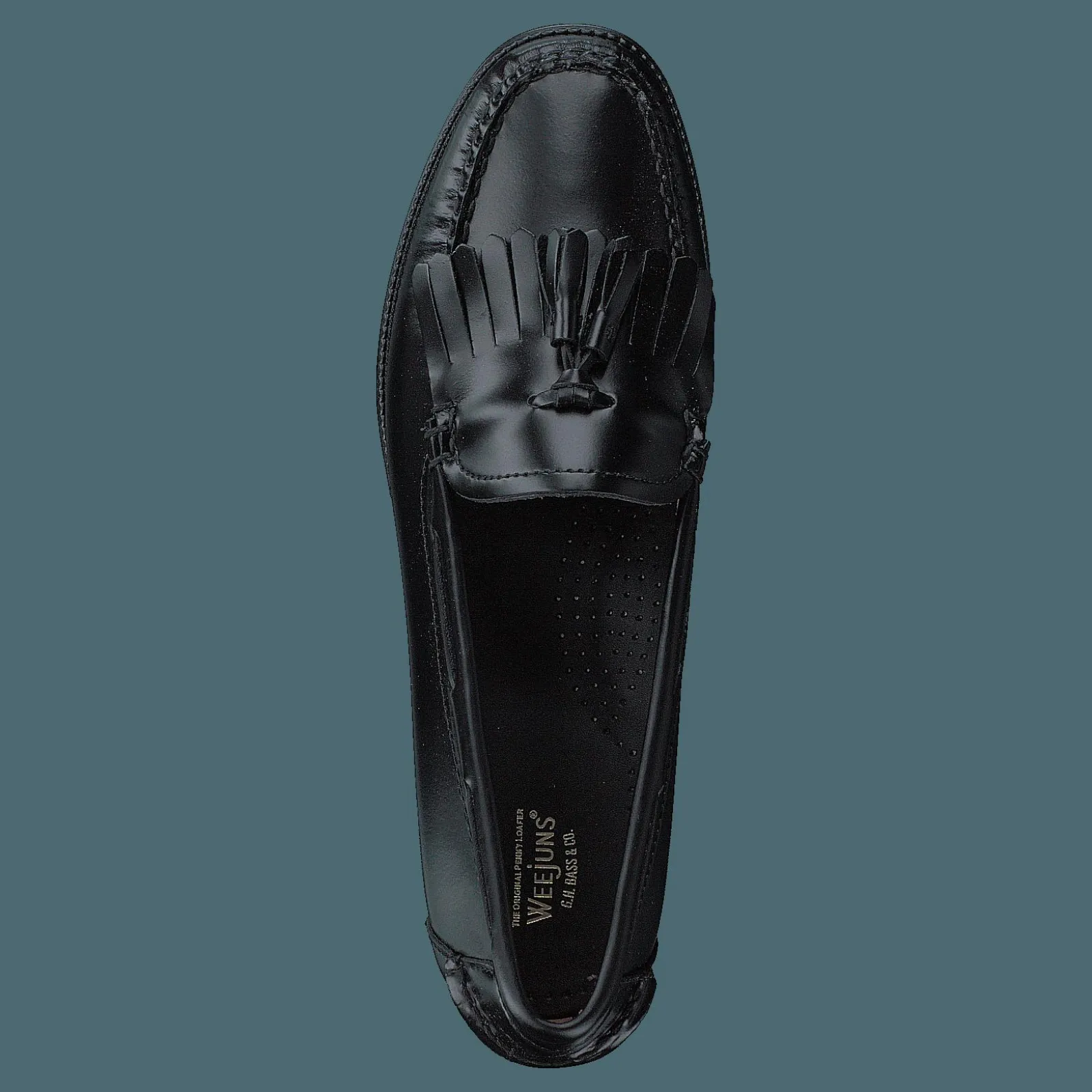 G. H. Bass Gh Weejun Ii Wmn Esther Kiltie Black Lthr