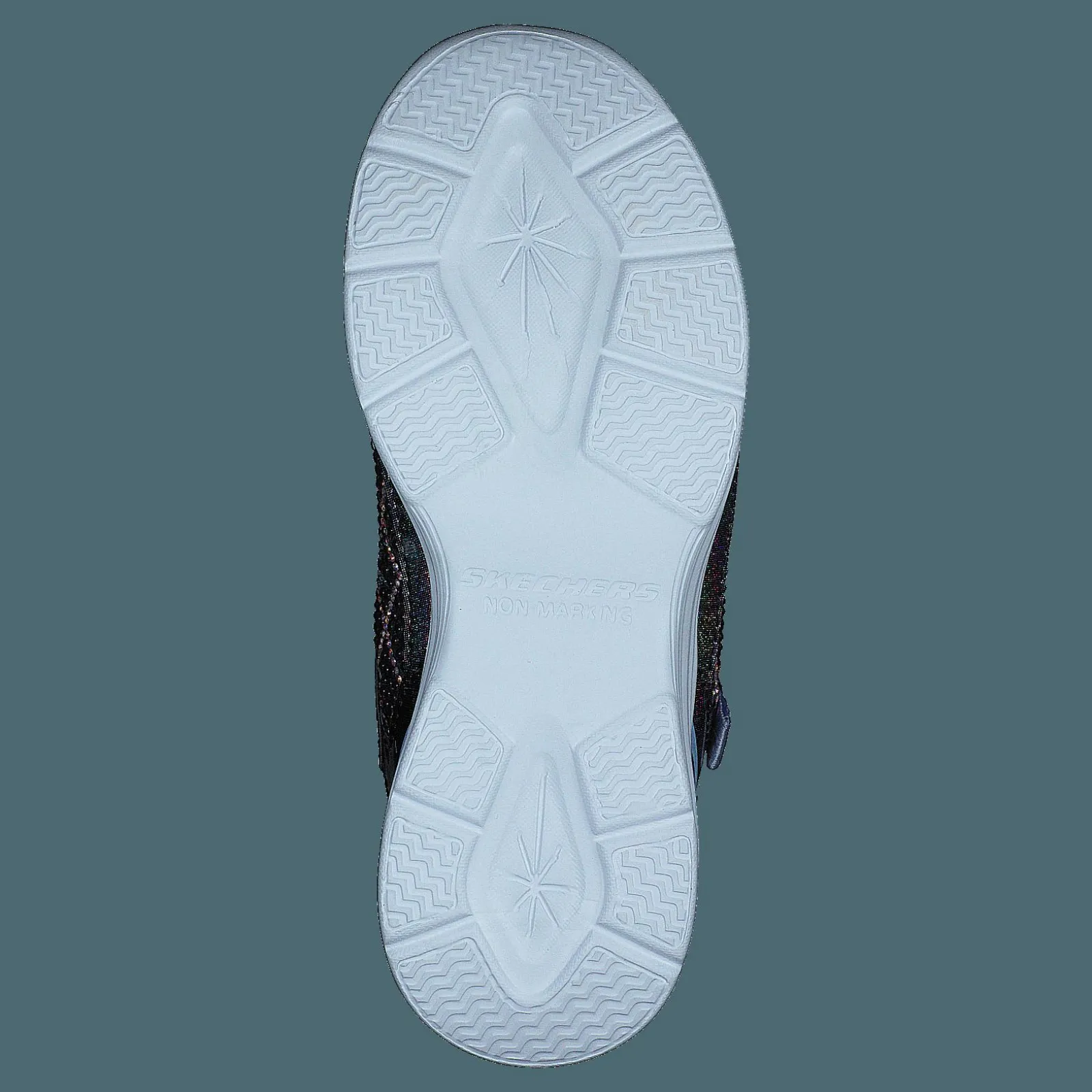 Barn Skechers Girls S-lights Glimmer Kicks - Bklb