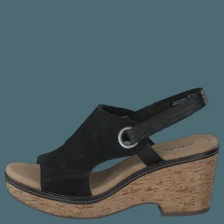 Clarks Giselle Sea Black Sde
