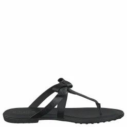 Tod's Gomma Bow Sandal Nero