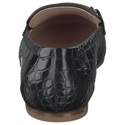 Tod's Gommini Double T Black Printed Reptile