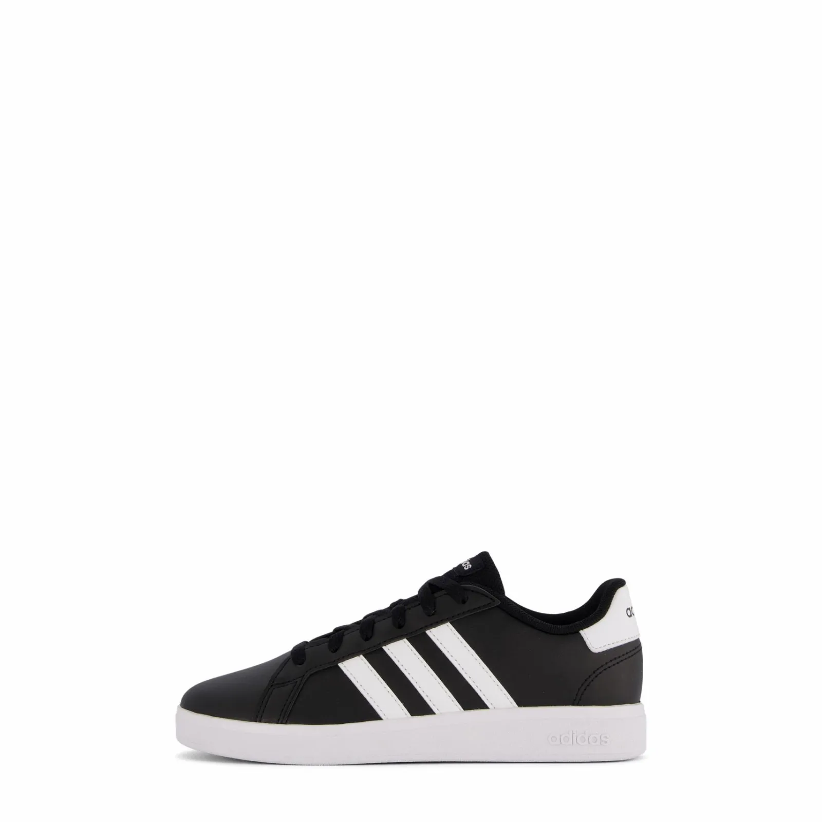 Barn adidas Grand Court Lifestyle Tennis Lace-Up Shoes Core Black / Cloud White / Core Black