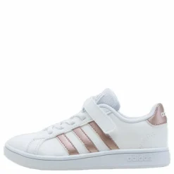 Barn adidas Grand Court Shoes Cloud White / Copper Met. / Light Granite