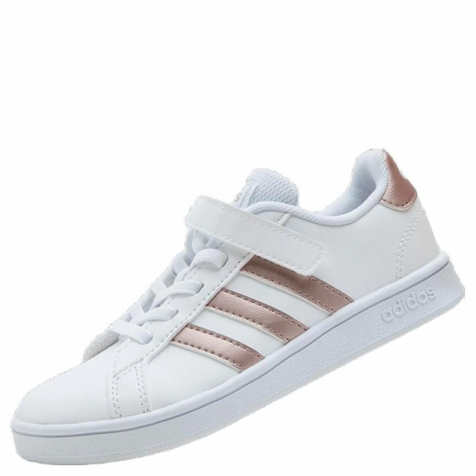 Barn adidas Grand Court Shoes Cloud White / Copper Met. / Light Granite