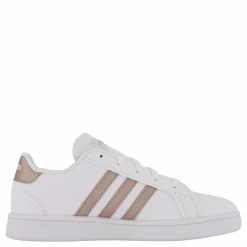 Barn adidas Grand Court Shoes Cloud White / Copper Met. / Light Granite