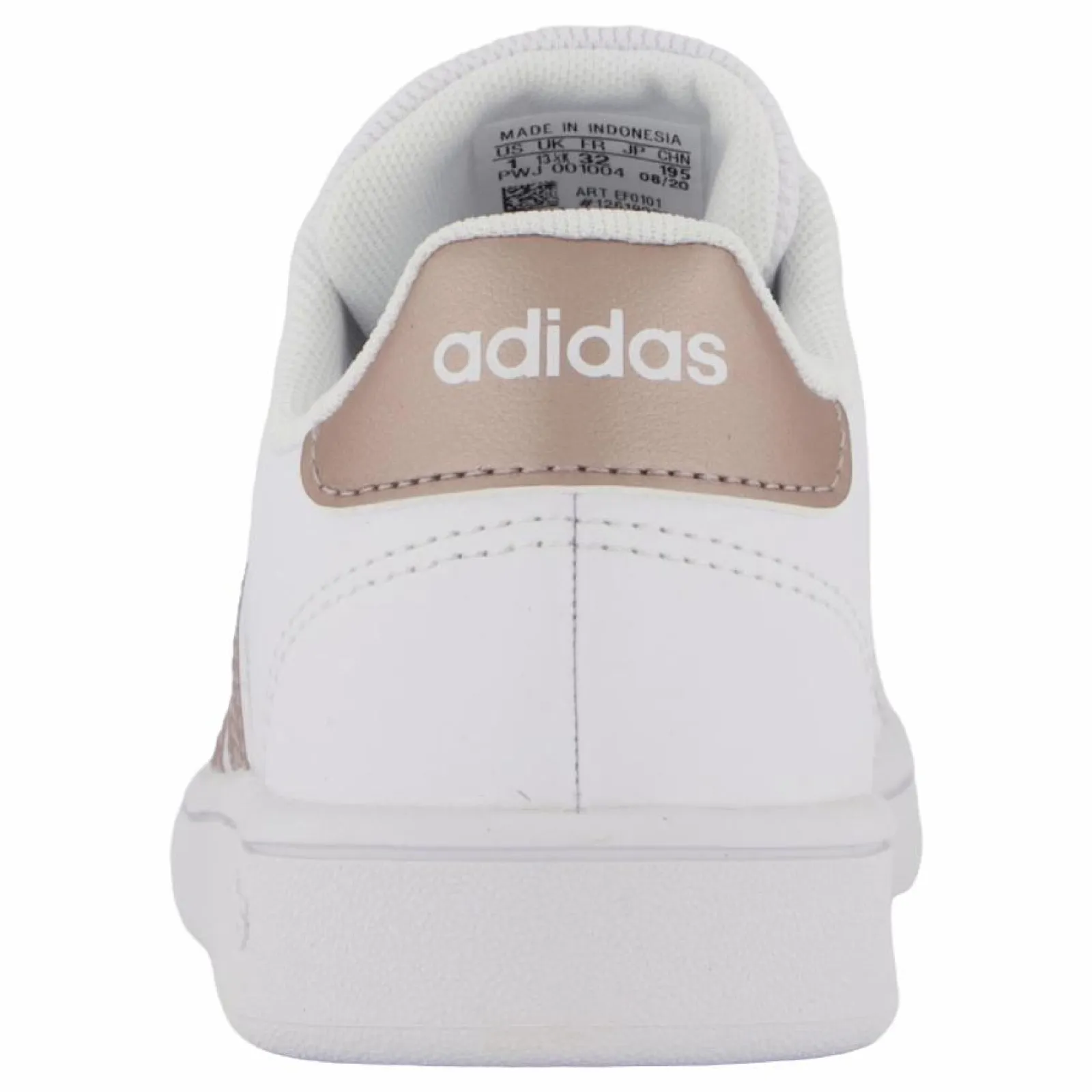 Barn adidas Grand Court Shoes Cloud White / Copper Met. / Light Granite