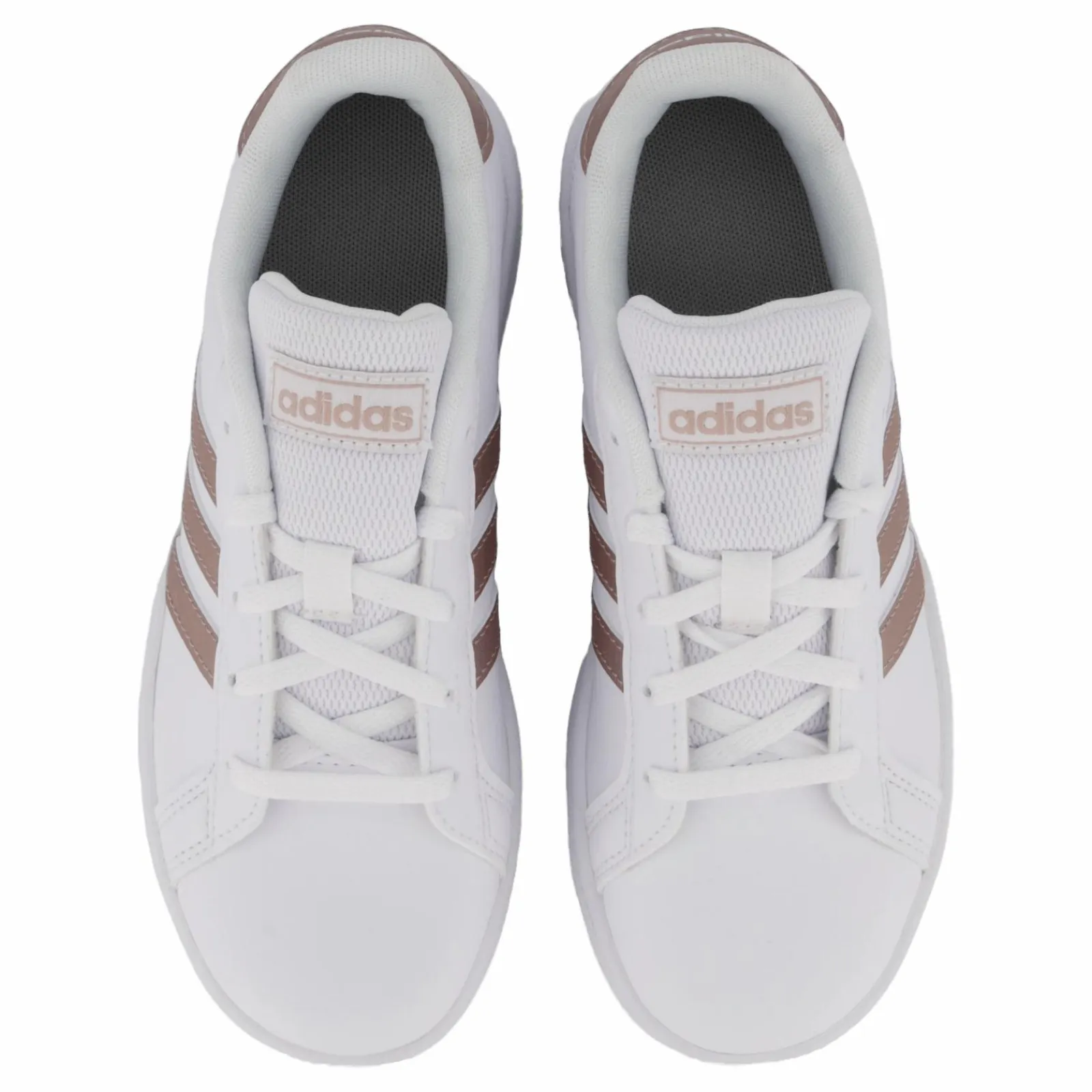 Barn adidas Grand Court Shoes Cloud White / Copper Met. / Light Granite