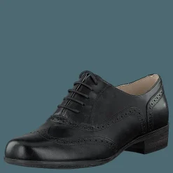 Clarks Hamble Oak Black Leather