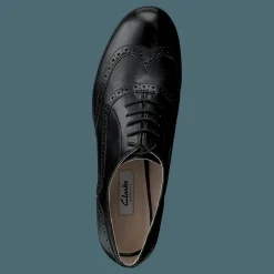 Clarks Hamble Oak Black Leather