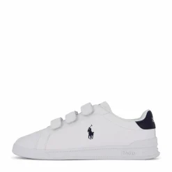 Polo Ralph Lauren Heritage Court II Leather Sneaker White / Navy