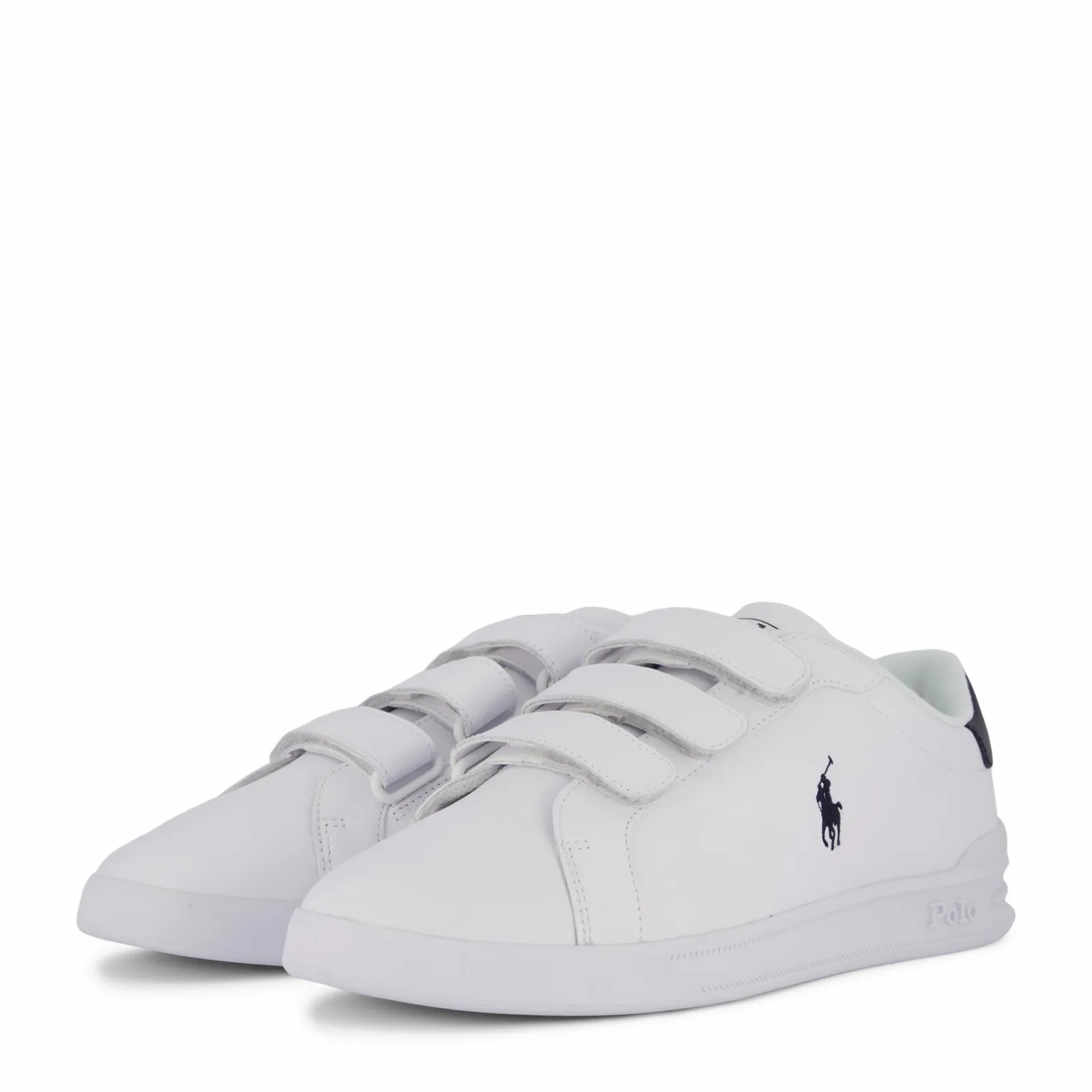 Polo Ralph Lauren Heritage Court II Leather Sneaker White / Navy