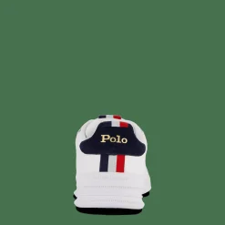Polo Ralph Lauren Heritage Court II Leather Sneaker White / Navy / Red