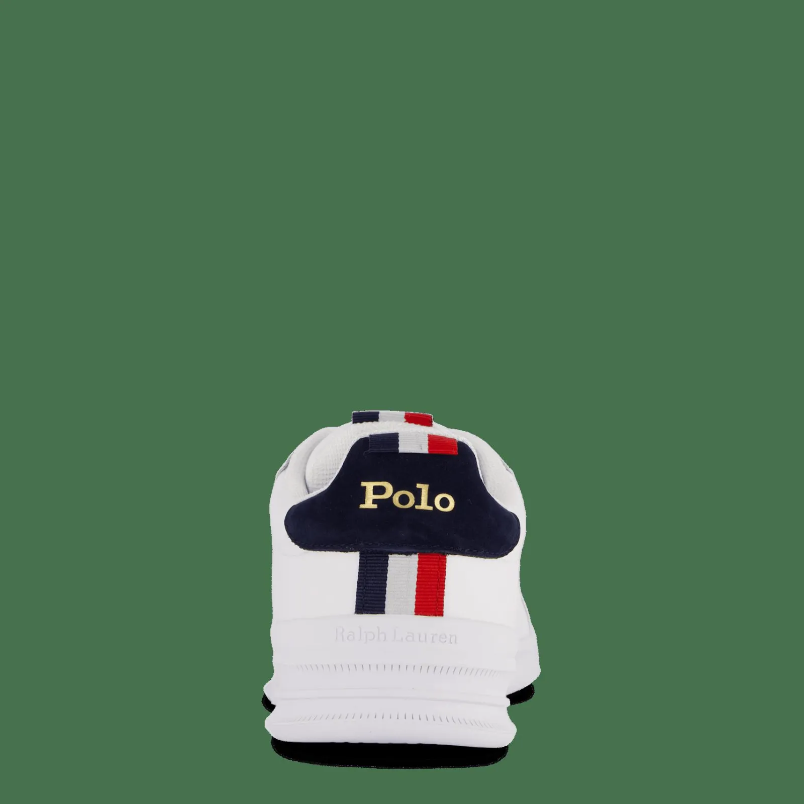 Polo Ralph Lauren Heritage Court II Leather Sneaker White / Navy / Red