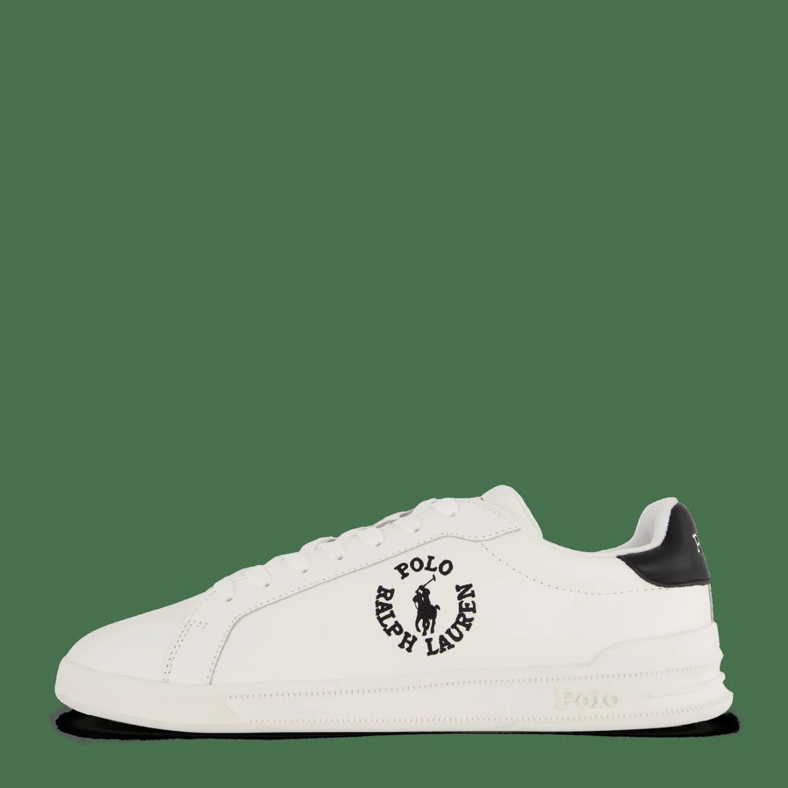Polo Ralph Lauren Heritage Court II Leather Sneaker Deckwash White / Black