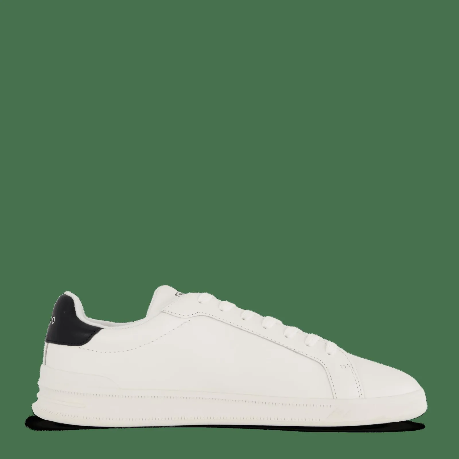 Polo Ralph Lauren Heritage Court II Leather Sneaker Deckwash White / Black