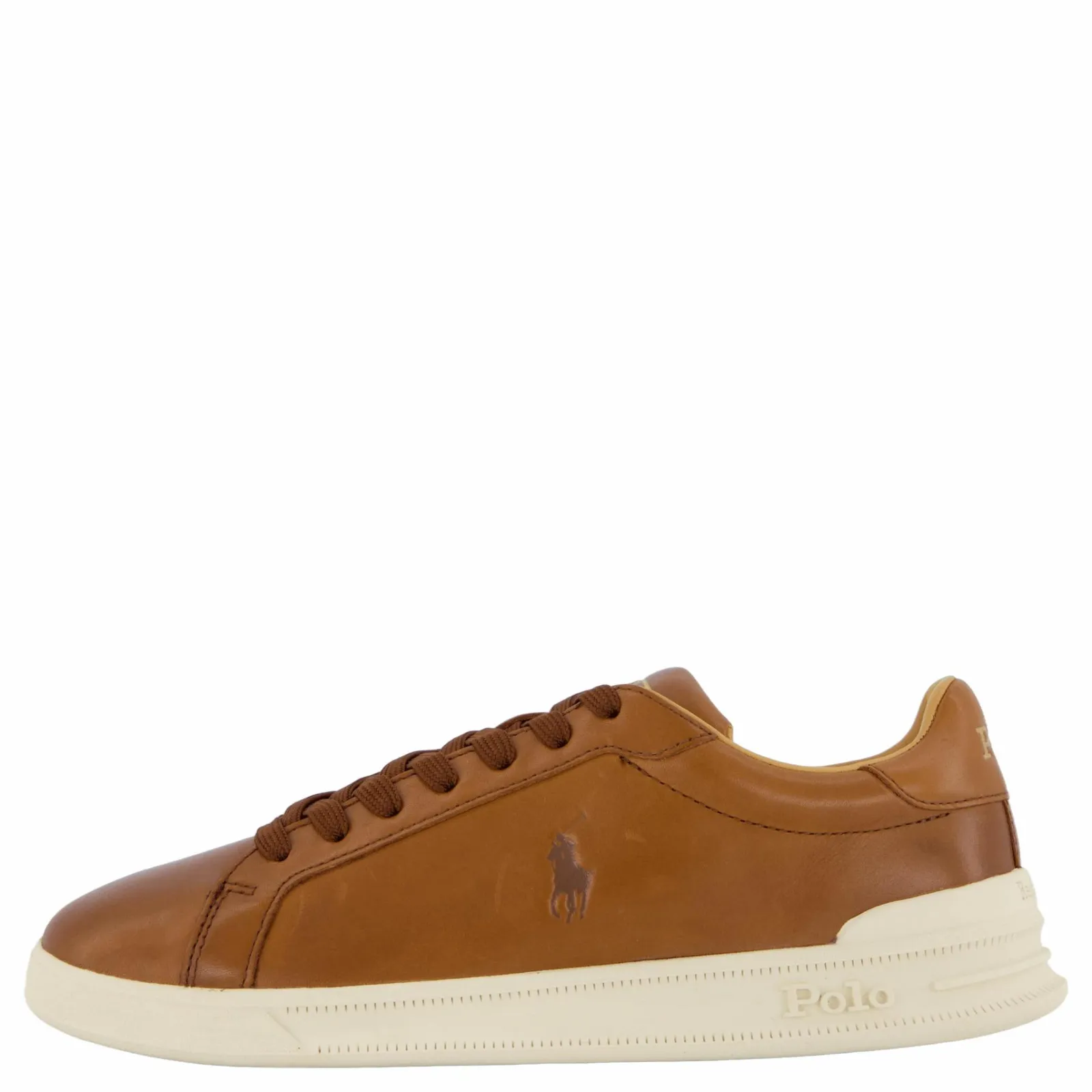 Polo Ralph Lauren Heritage Court II Leather Sneaker Polo Pale Russet