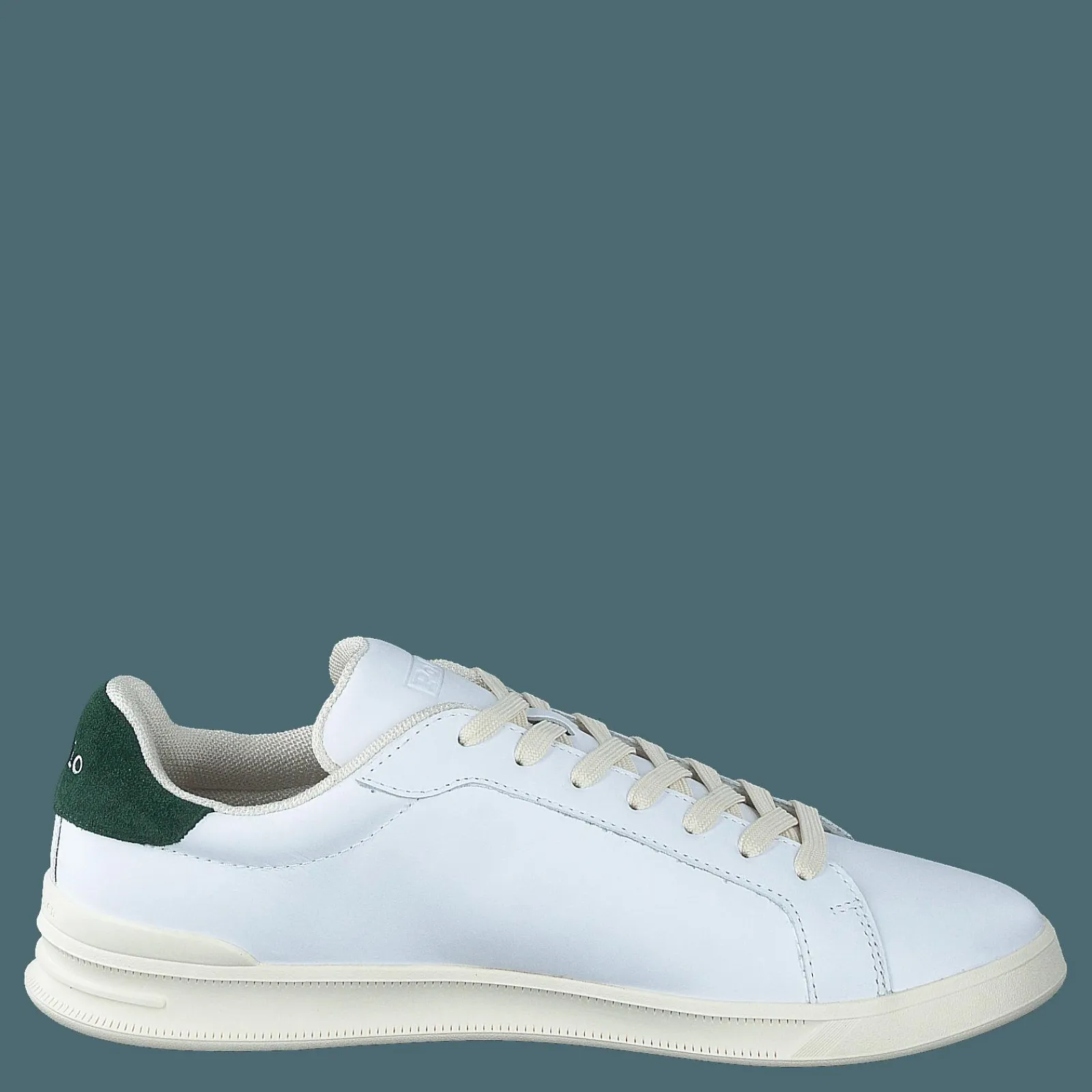Polo Ralph Lauren Heritage Court II Leather Sneaker White / College Green