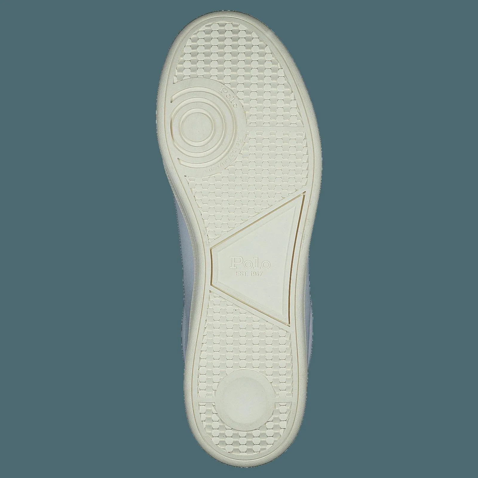 Polo Ralph Lauren Heritage Court II Leather Sneaker White / College Green