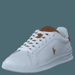 Polo Ralph Lauren Heritage Court II Leather Sneaker White / Tan
