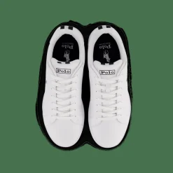 Polo Ralph Lauren Heritage Court II Leather Sneaker White / Black PP