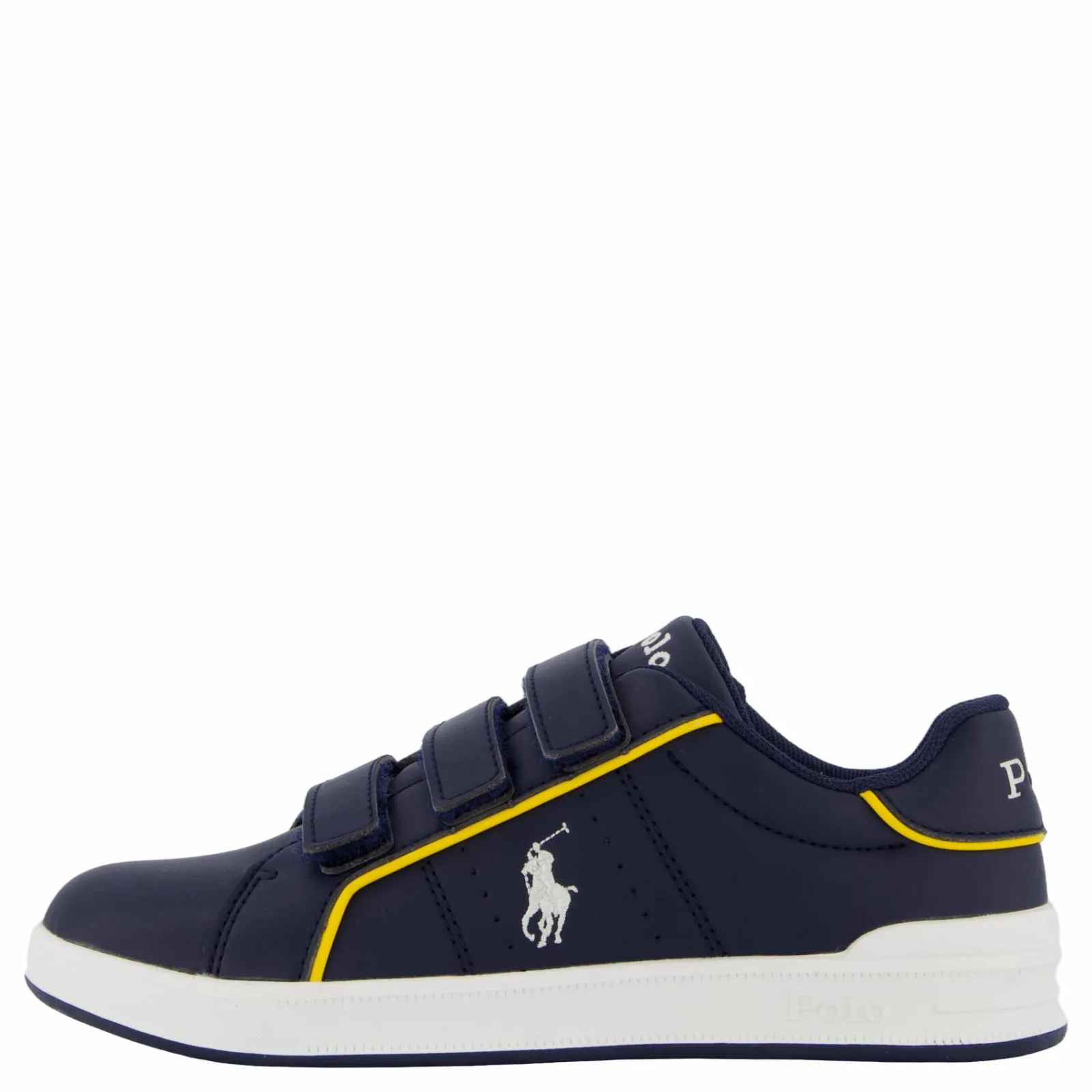 Barn Ralph Lauren Junior Heritage Court Iii Ez C-navy Smooth W/ White Pp