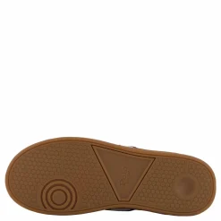 Barn Ralph Lauren Junior Heritage Court Iii Ez T-toe C-white Smooth/grey Micro/navy