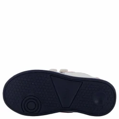 Barn Ralph Lauren Junior Heritage Court Iii Ez T-white Smooth/navy W/ Navy Pp