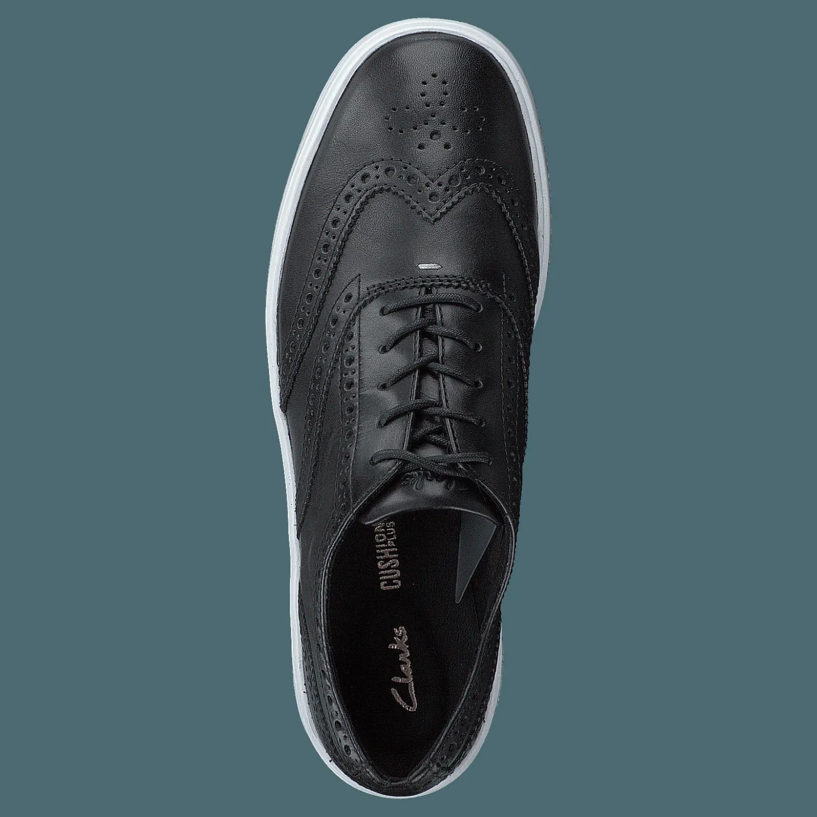 Clarks Hero Brogue Black Leather