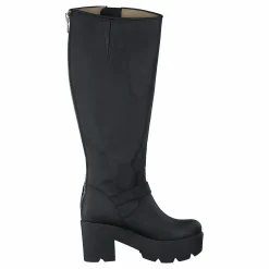 Johnny Bulls High Platform Boot Black / Shiny Silver