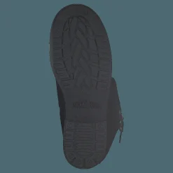 Johnny Bulls High Zip Back Black Shiny Silver