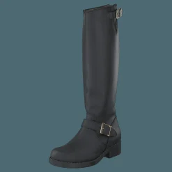 Johnny Bulls High Zip Back Black Shiny Gold