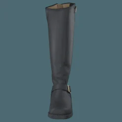 Johnny Bulls High Zip Back Black Shiny Gold